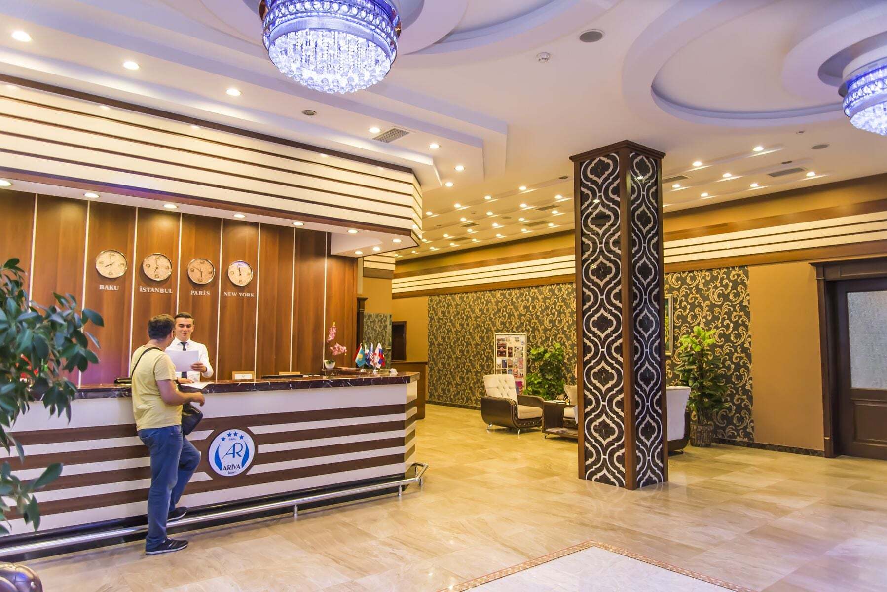 Ariva Hotel Baku Exteriör bild